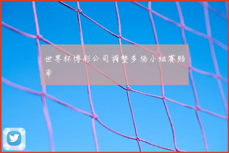 世界杯博彩公司调整多场小组赛赔率